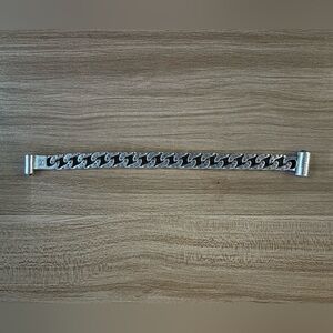 Louis Vuitton Silver-Tone Chain Bracelet